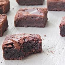Beetroot and red bean brownies