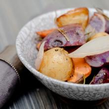 Tricolor Potatoes