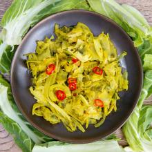 Cauliflower leaf muttakos