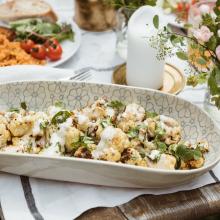 Roasted Tahini Cauliflower