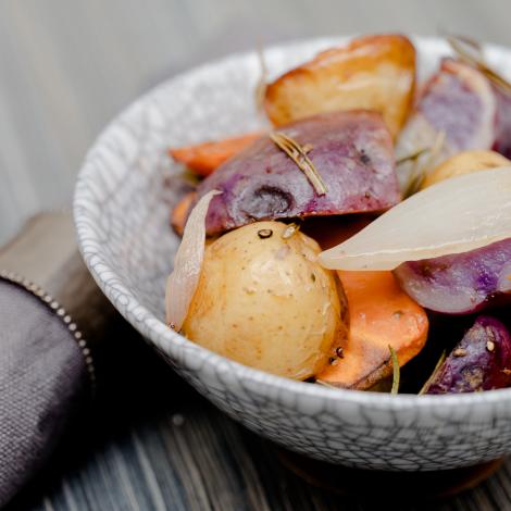 Tricolor Potatoes